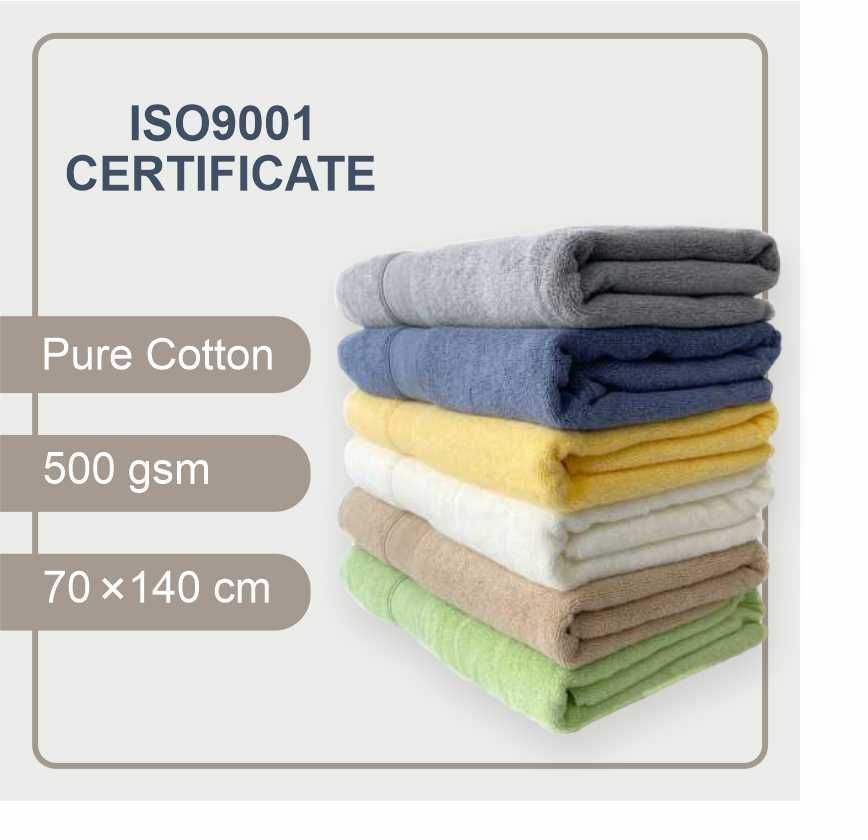Махровое банное полотенце Dark Blue 140х70, 70х140