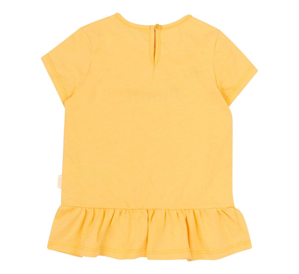 Літня футболка Magic для дівчинки супрем жовта, 92, Супрем