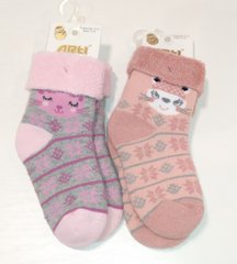 Махровые носочки для девочки Снежок 12-18 мес
