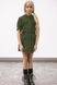 Дитяче плаття САФАРІ кольору хакі, 116, Льон