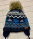 Детская вязанная шапка + шарф Скандинавский Орнамент, обхват головы 50 - 52 см, Вязка