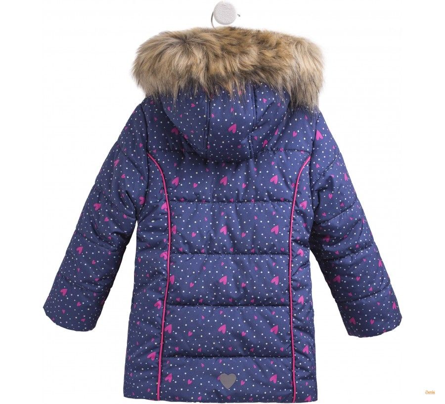 Детский костюм Зимова Малинка с термоутеплителем для девочки, 92, Плащевка