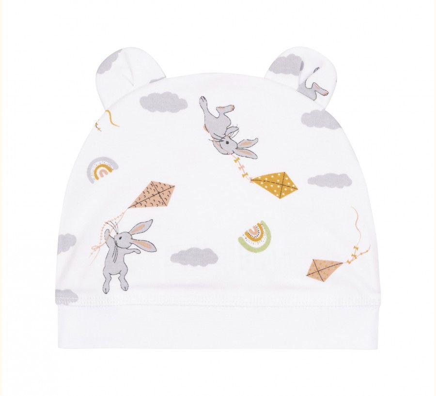 Шапка Кролики для немовлят з вушками інтерлок