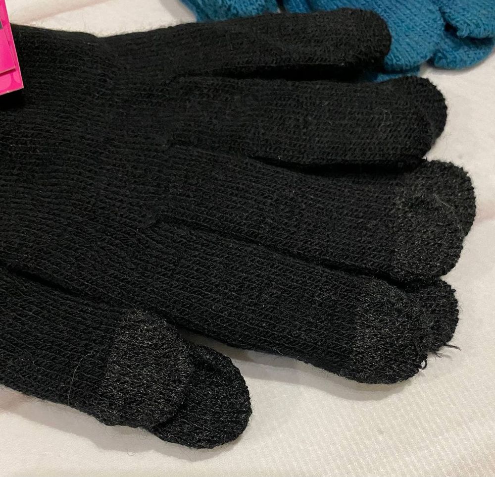 Детские утепленные перчатки с эффектом Touch