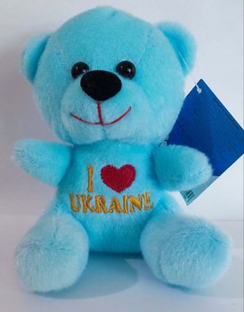 Маленький плюшевий ведмедик I UKRAINE блакитний