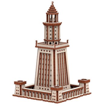 Фото, купить Александрійський Маяк механічна дерев'яна 3D-модель, цена 660 грн