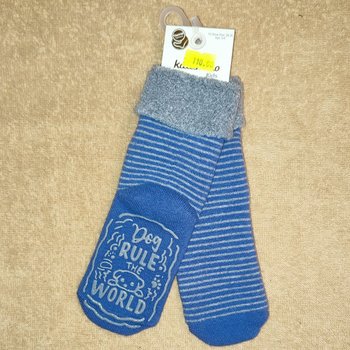 Детские махровые носки WORLD голубые