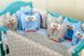 Комплект постельного белья в кроватку для новорожденных Игрушка Совушка, без балдахина