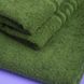 Махровое полотенце Версаче 35 х 60 оливковое, Оливковый, 35х60