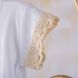 Летний крестильный костюм Чаривный Янгол белый золото, 56, Интерлок, Костюм, комплект, Для мальчика