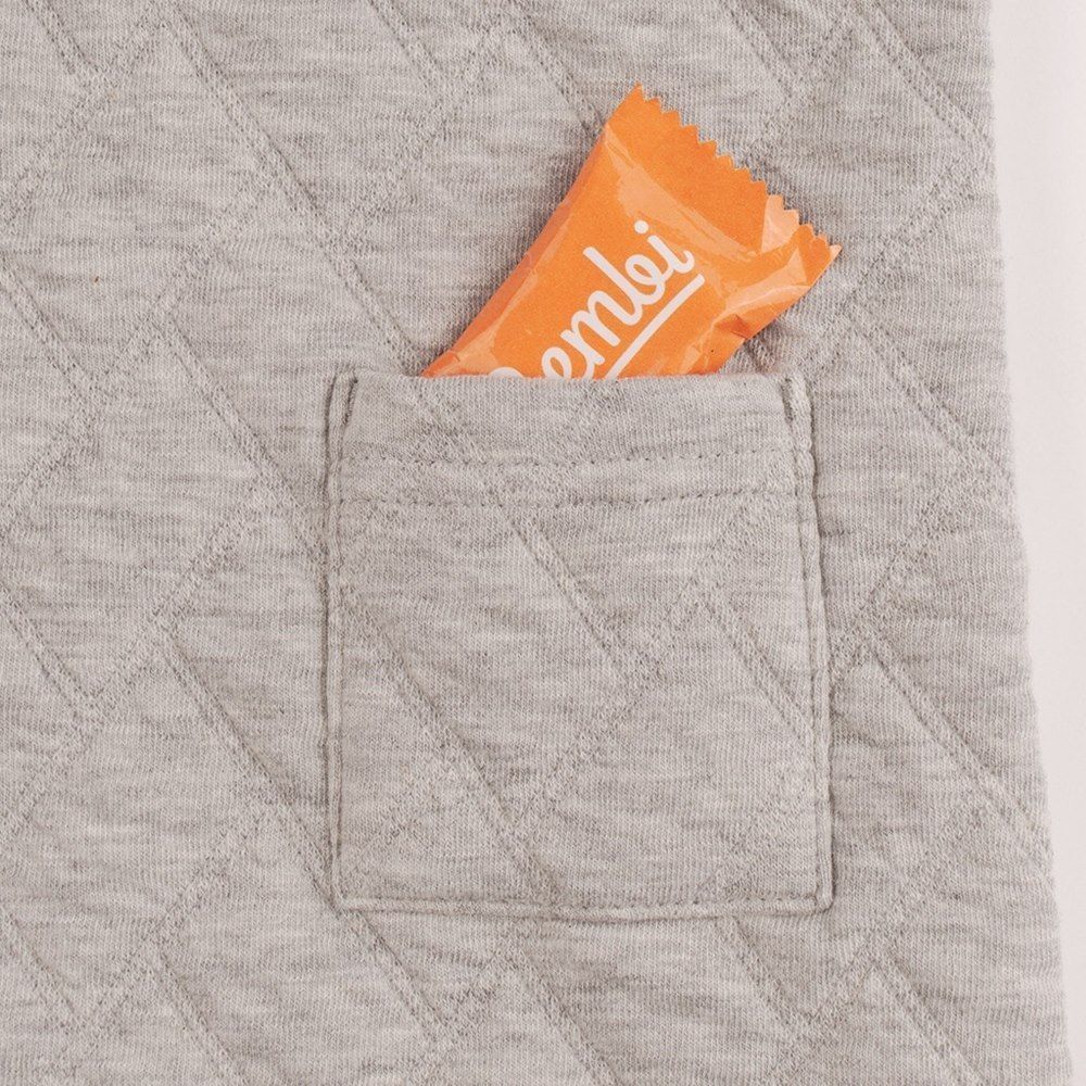Напівкомбінезон Дві Кишеньки ПК213 для новонароджених трикотаж капітон
