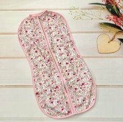 Спальная пеленка кокон для новорожденных Цветы