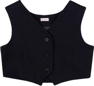Жилет City Collection ЖЛ54 для дівчинки джерсі синій