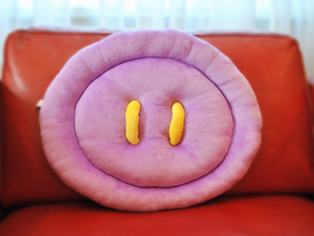 Подушка інтер'єрна «Ґудзик» 50 см, Фіолетовий, Подушки іграшки ІНТЕР'ЄРНІ, Подушки іграшки ДИТЯЧІ