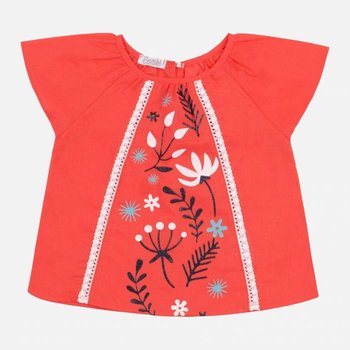 Літня блузка Квіти для дівчинки