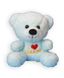 М'яка іграшка Ведмедик «I LOVE UKRAINE» 15 см, Білий, М'які іграшки ВЕДМЕДІ, до 60 см