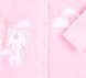 Велюровые ползуночки + рубашечка для новорожденных Жирафик кс 660 розовый