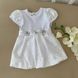 Літня ошатна сукня Фея для новонародженої біла