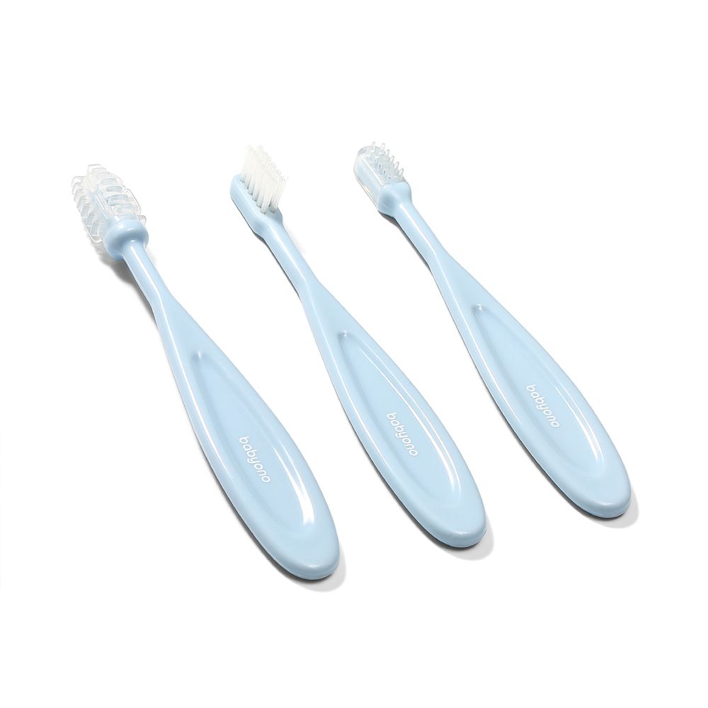 Набір зубних щіток Здорові зубки блакитний для немовлят