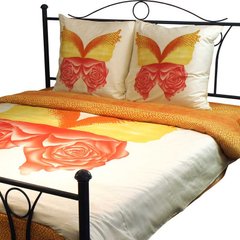 Комплект постельного белья Бабочка евро (50х70)