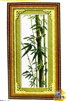Набор для вишивания крестиком Бамбук 51х26 см, Природа, пейзажы