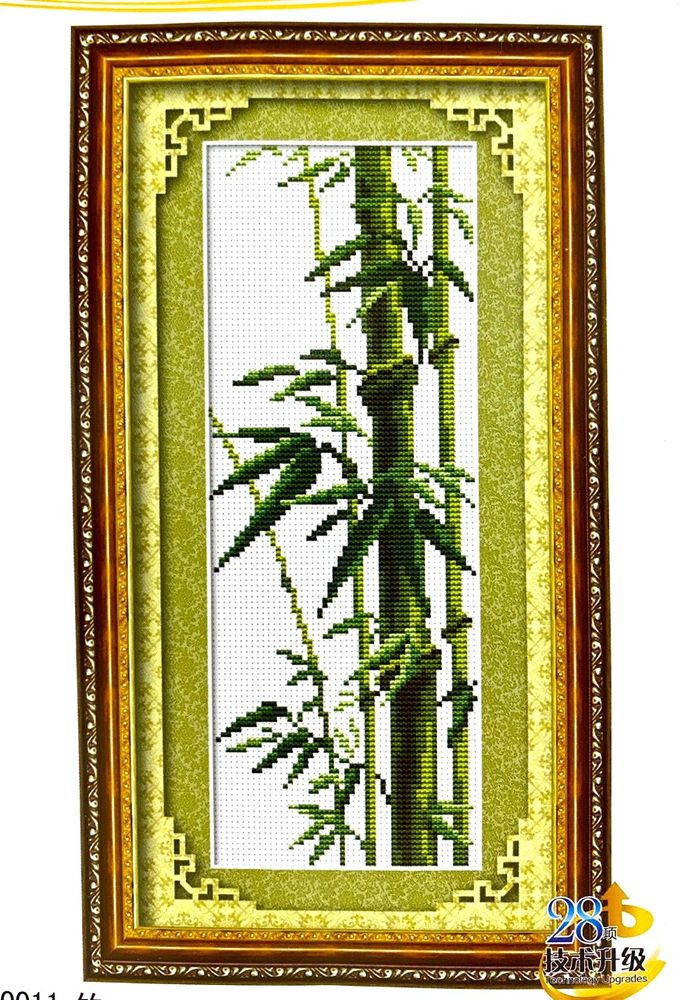Набір для вишивання хрестиком Бамбук 51х26 см, Природа, краєвиди