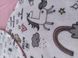 Фланелева євро - пелюшка кокон Однорожка рожева, 0-3 місяці, Фланель, байка