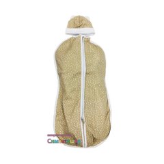 Спальная пеленка кокон + шапочка для новорожденных Звезды и Луна, 56, Интерлок