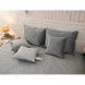 Двостороння декоративна подушка Velour Dark Grey ромб 40х40 см, 40х40
