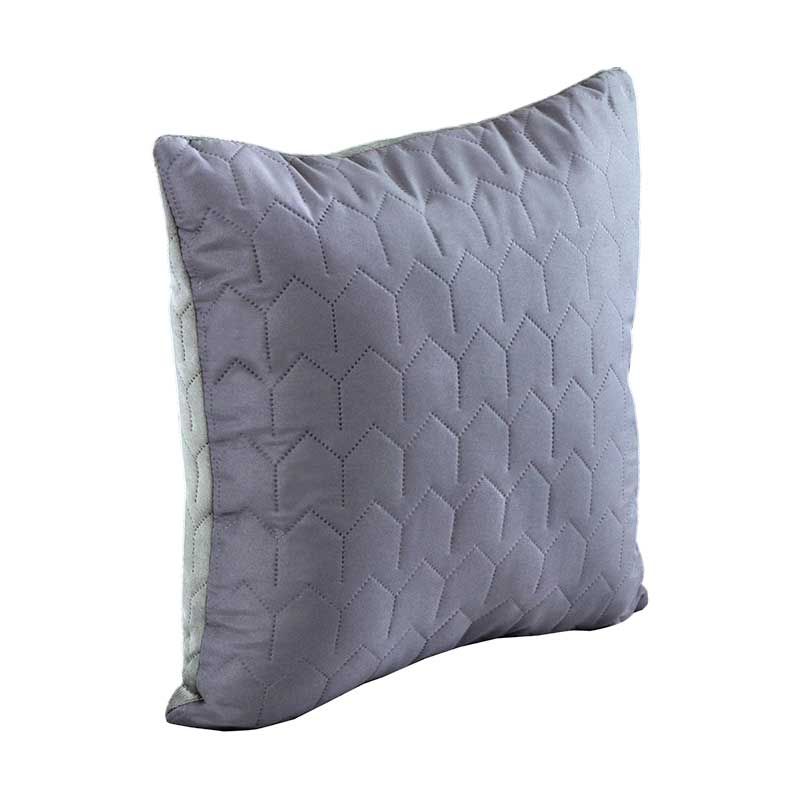 Двусторонняя декоративная подушка “Velour” Grey 40х40