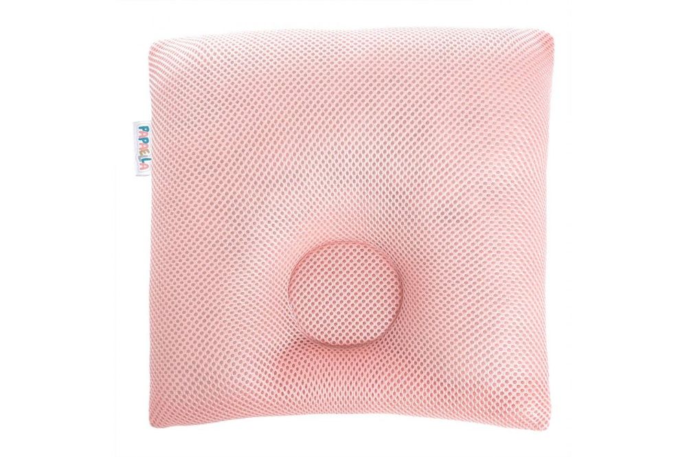 Подушка ортопедическая сетка розовая от 6 до 18 месяцев, Розовый