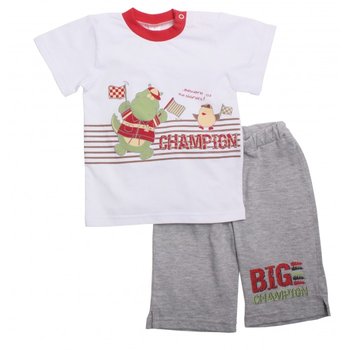 Літній костюм для хлопчика Лімпопо футболки + шорти, 80, Кулір, Костюм, комплект
