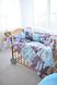Дитячий спальний комплект в ліжечко Хмарка Єдиноріг м'ятний, без балдахіна