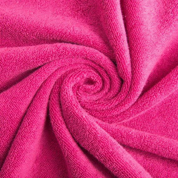 Махровое полотенце Косичка 100 х 150 пурпурное, Розовый, 100x150