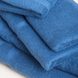 Махровое полотенце Косичка 50х100 темно - синее